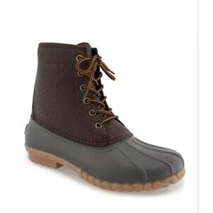 JBU Dark Brown, Maine Waterproof boot, men size 10